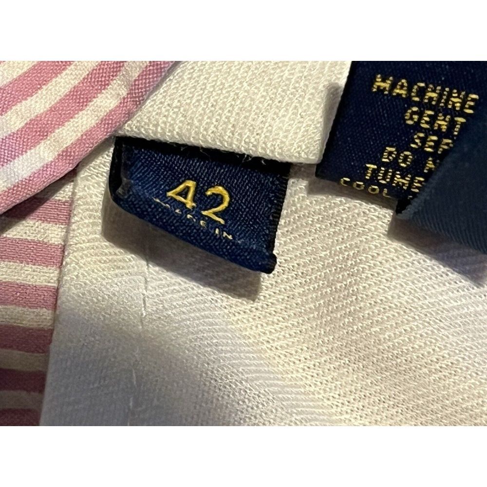 Polo Ralph Lauren  42 Seersucker Shorts In Pink (I) - Picture 6 of 6